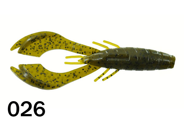 Bitter's Daddy Jitter Craw - 4.5” long, with a beefed up